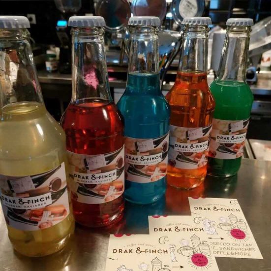 Cocktails in bottles